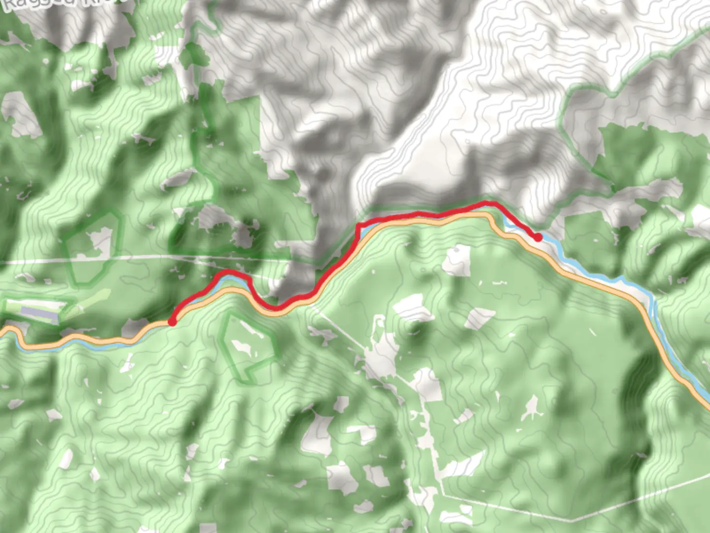 An image depicting the trail North Umpqua River via North Umpqua Trail - Jessie Wright and its surrounding area.