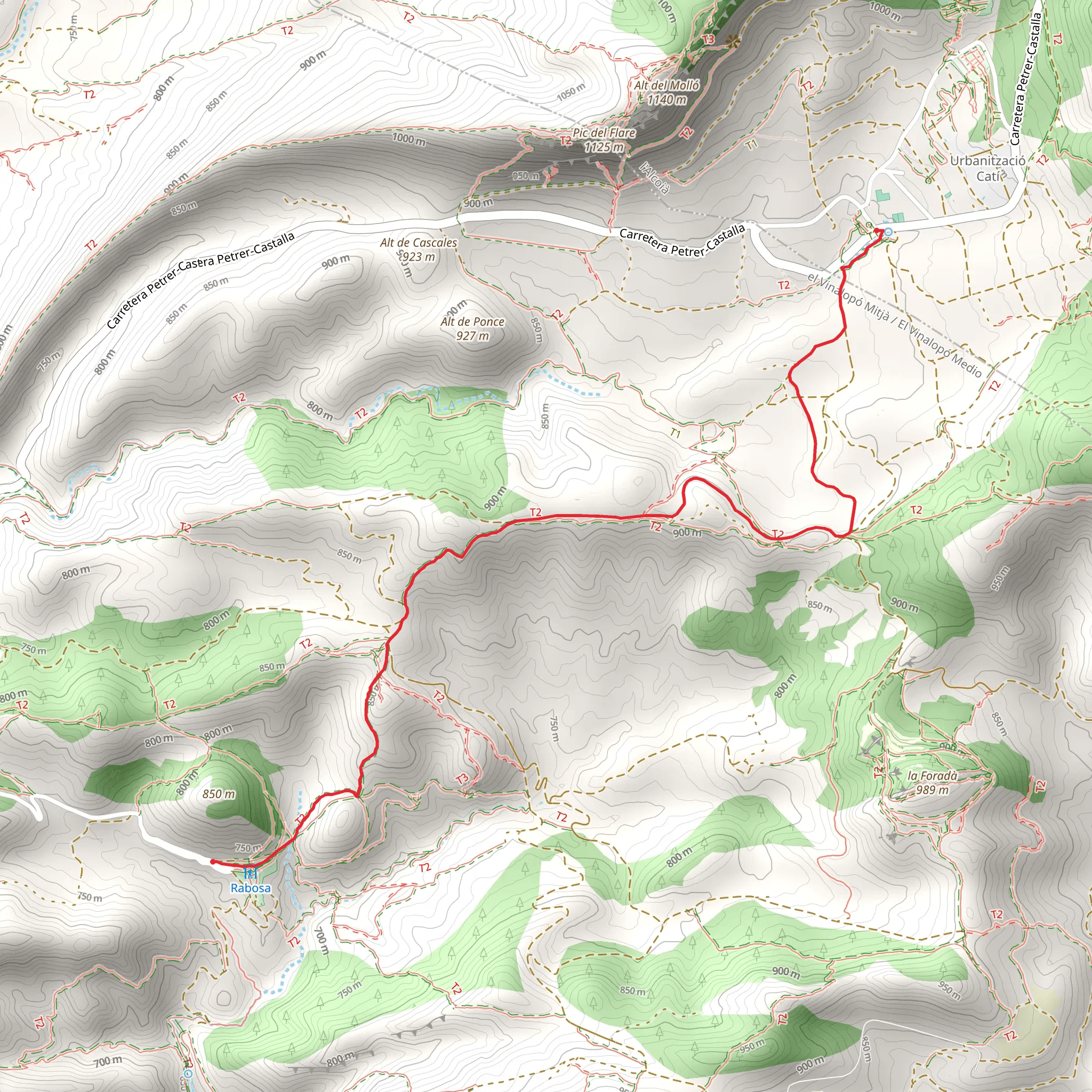 Xorret de Catí - Chair of the Cid PR CV 029 mobile static map