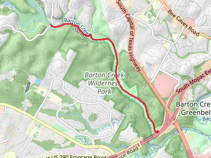 Barton Creek Greenbelt and Lost Creek Green Belt