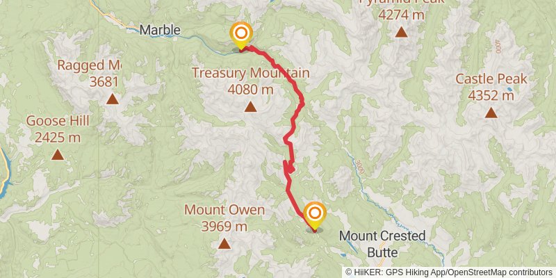 American Discovery Trail North Route stage 247 Map