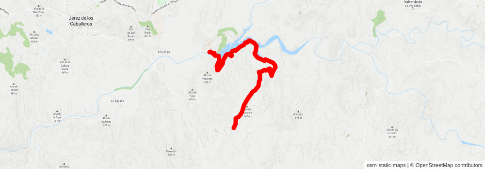 Valuengo Reservoir PR BA 123 stage 2 Map