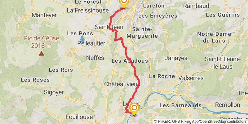 Via Domitia stage 10 Map