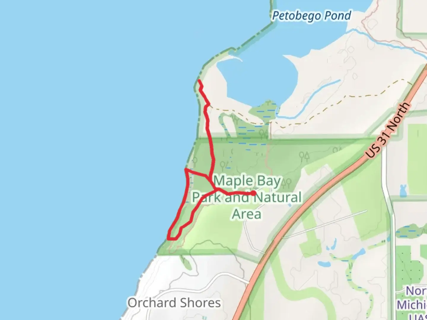 An image depicting the trail Tobeco Creek Walk and its surrounding area.