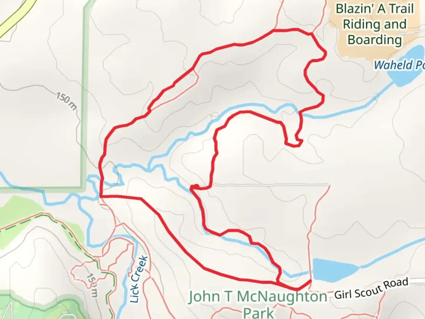 An image depicting the trail Lake Butterfield Loop and its surrounding area.