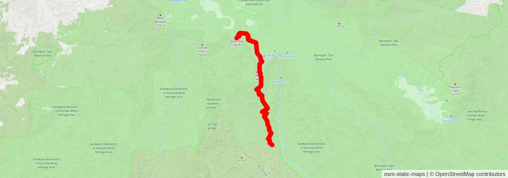 Corker Trail stage 2 Map