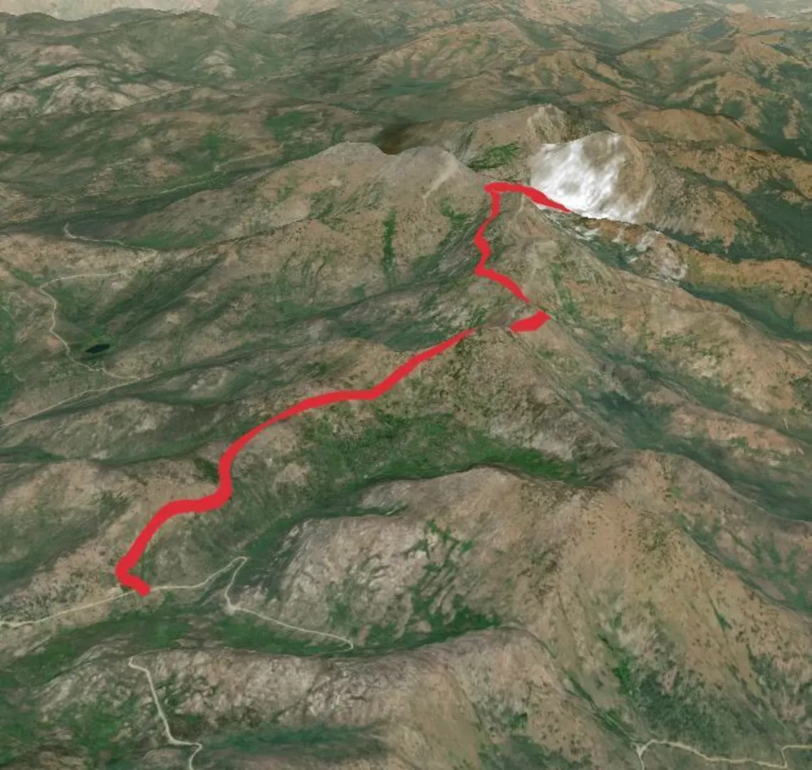 An image depicting the trail North Summit Trail and its surrounding area.