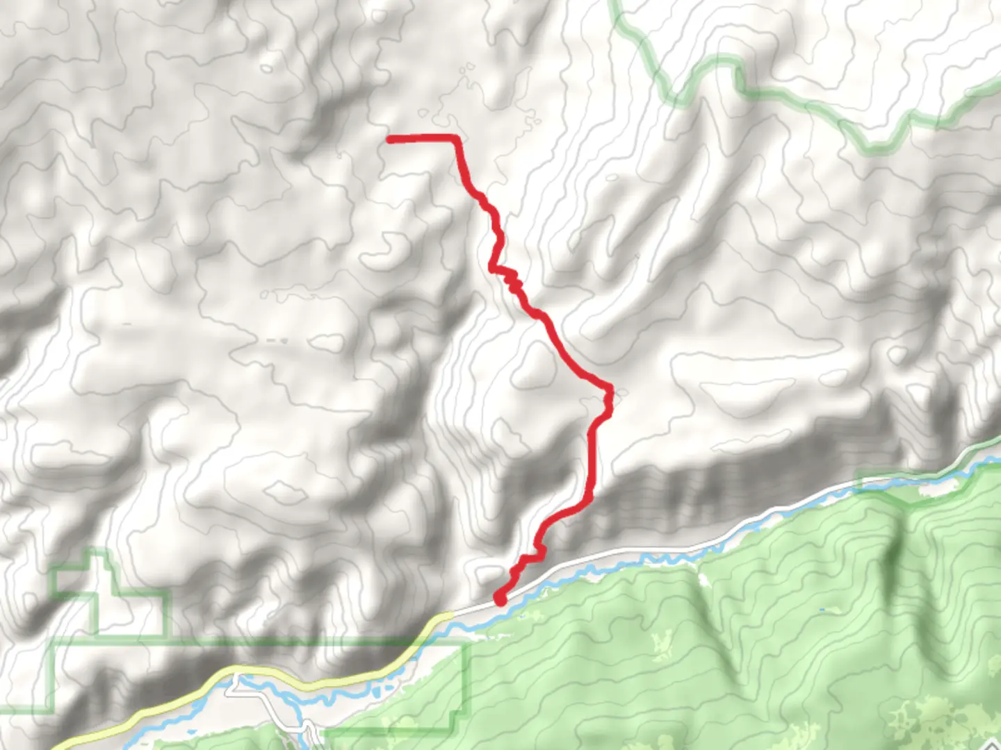 An image depicting the trail Long Park North Trail and its surrounding area.