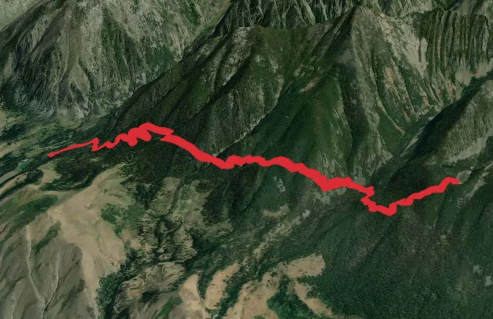 An image depicting the trail George Lake Trail and its surrounding area.