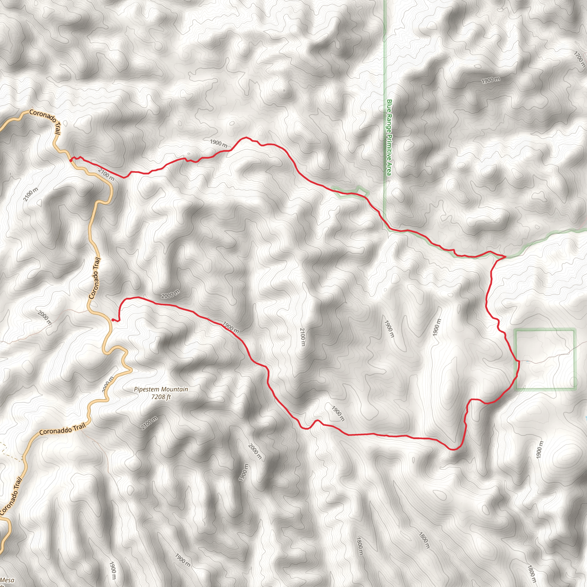 Ad Bar, Burns and Pipestem Horseshoe Trail mobile static map