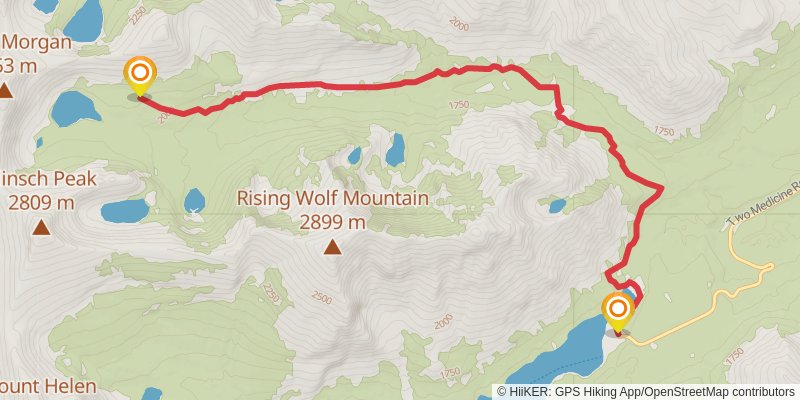 Continental Divide Trail - Montana And Idaho stage 80 Map