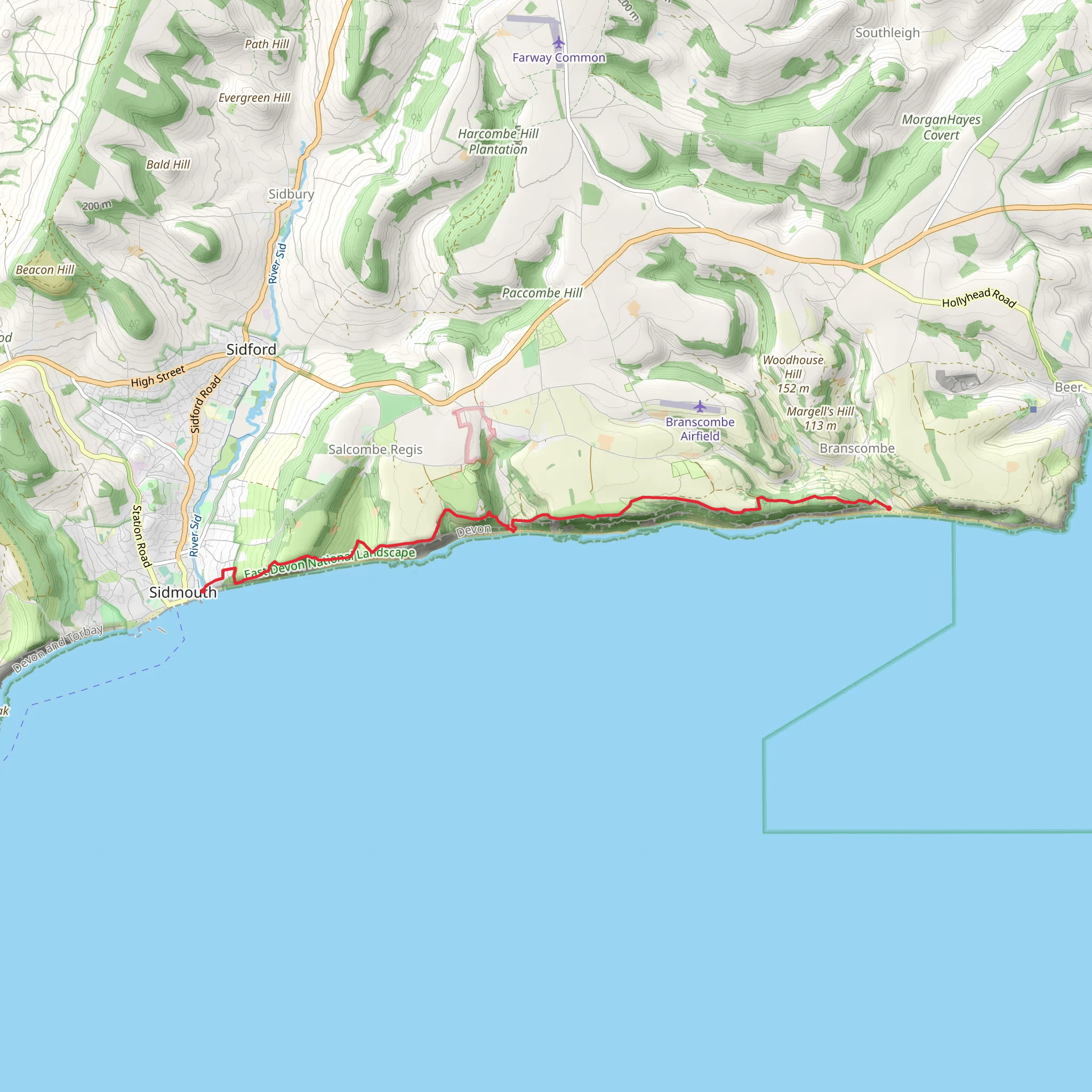 The Big Dipper Walk mobile static map