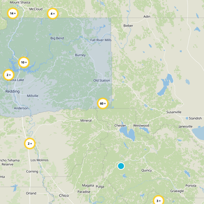Shasta County Static Map