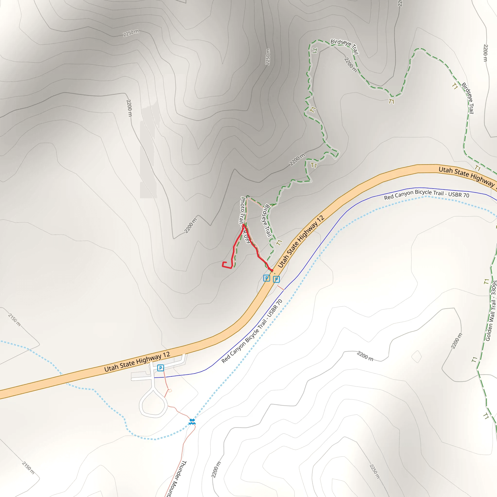 Photo Trail mobile static map