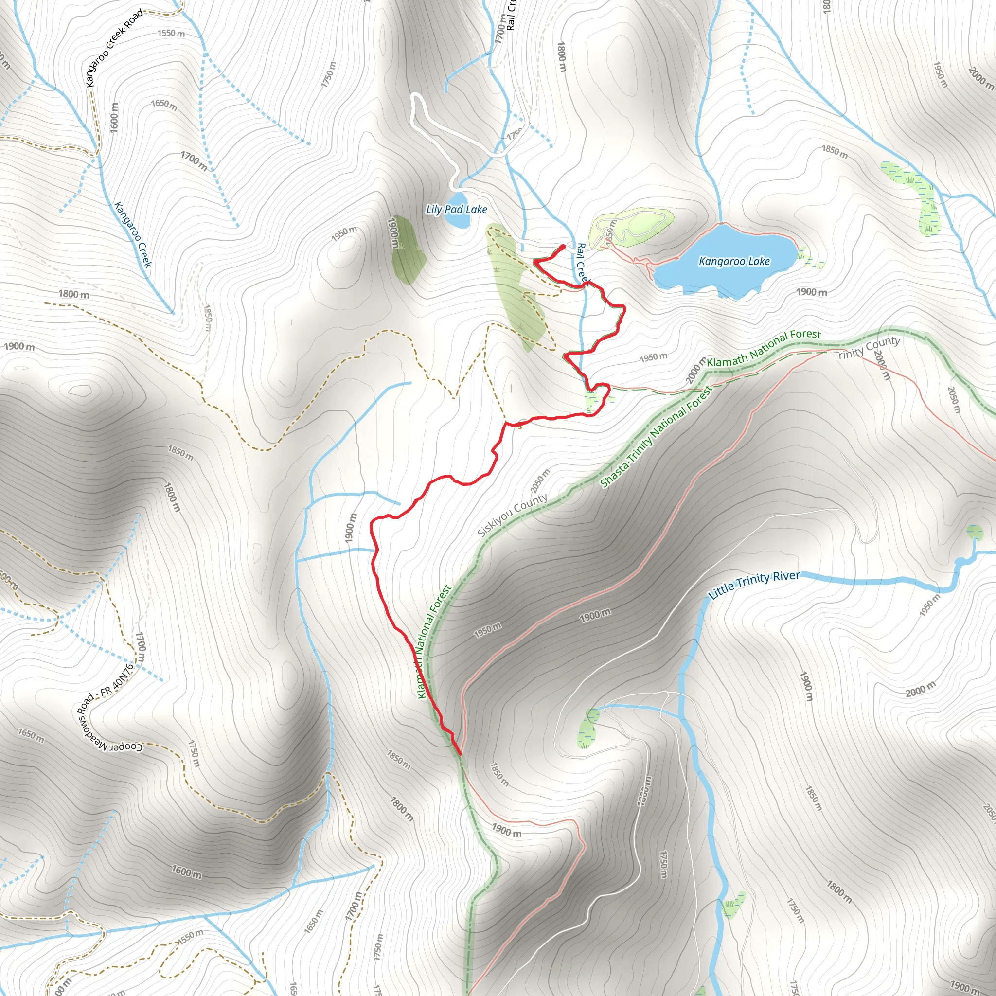 Cooper Meadows via Fen Nature Trail mobile static map