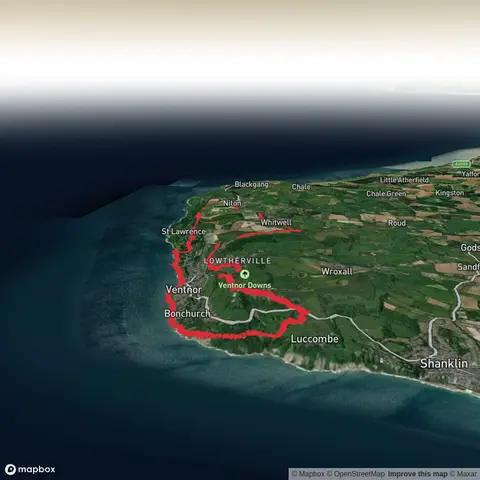 The Landslip, Wheelers Bay, Mount Bay and Rew Down Loop