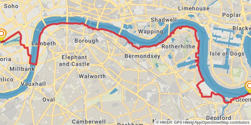 Jubilee Greenway stage 3 Map