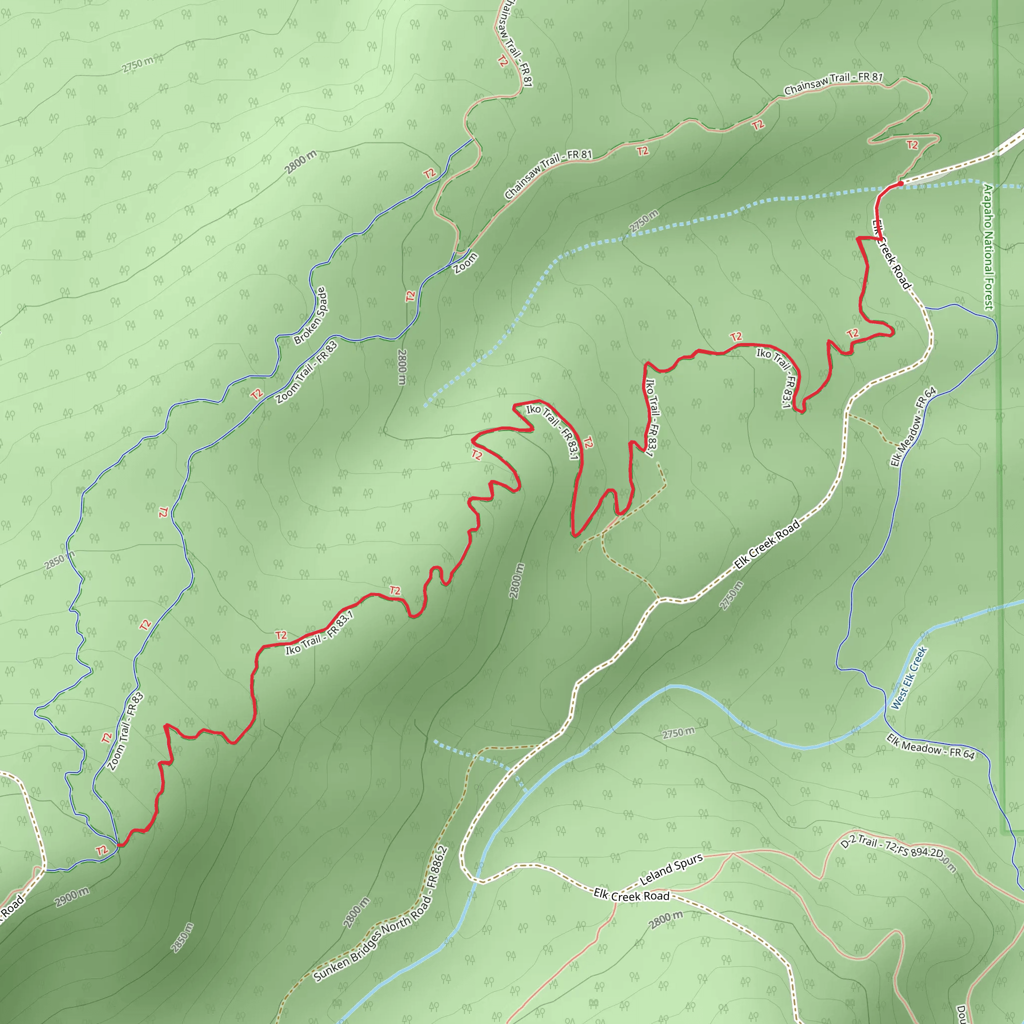 Iko Trail mobile static map