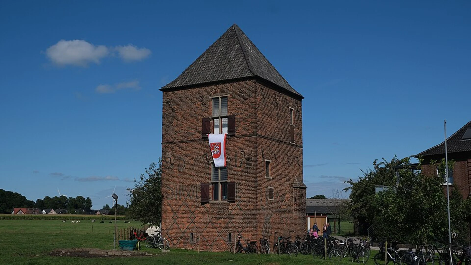 An image depicting the trail Haldern Rundweg and its surrounding area.
