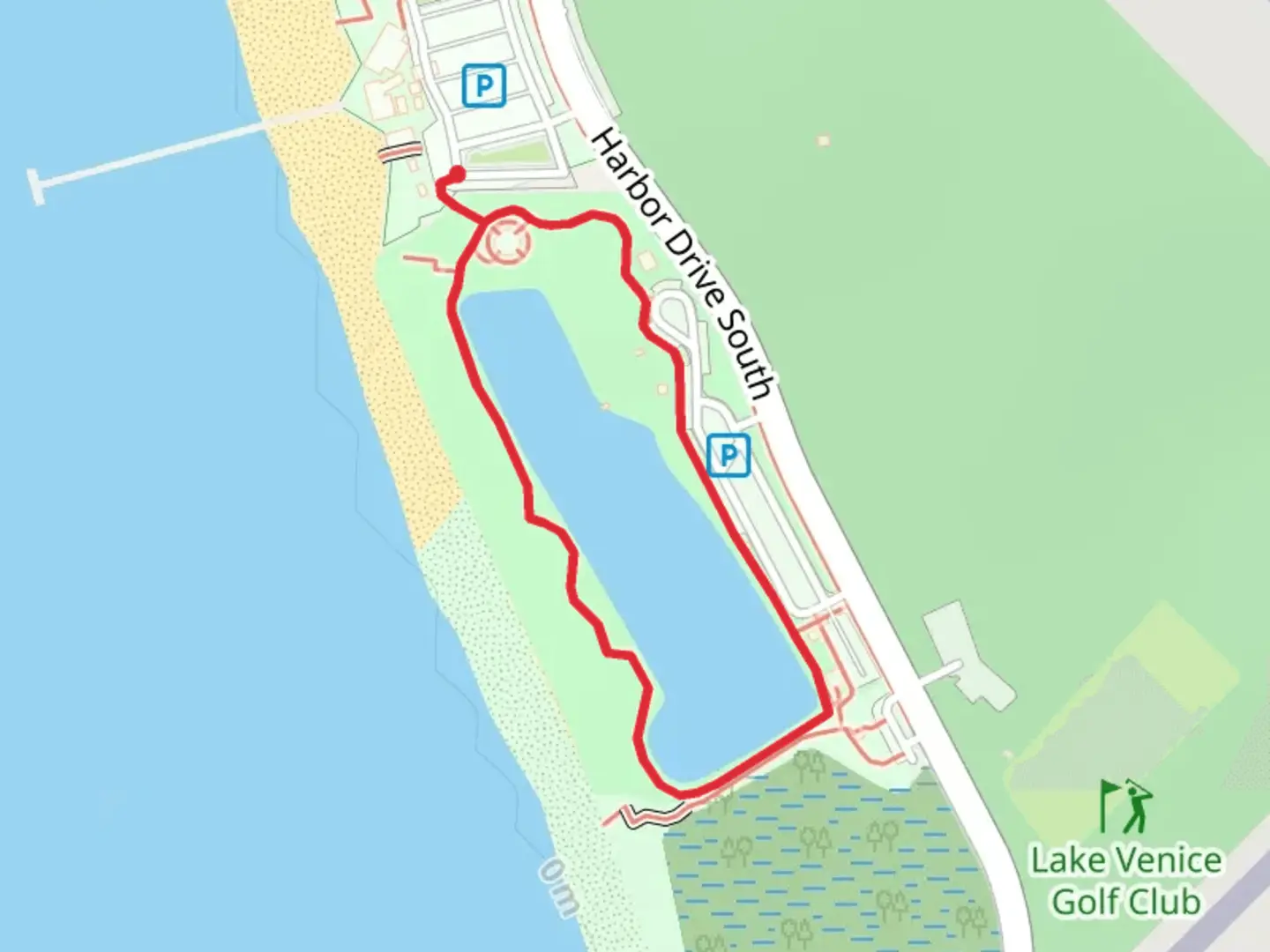An image depicting the trail Maxine Barrit Park Loop and its surrounding area.