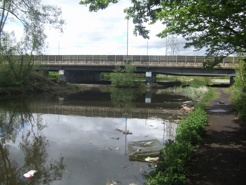 An image depicting the trail Birmingham Canal and Titford Canal and its surrounding area.