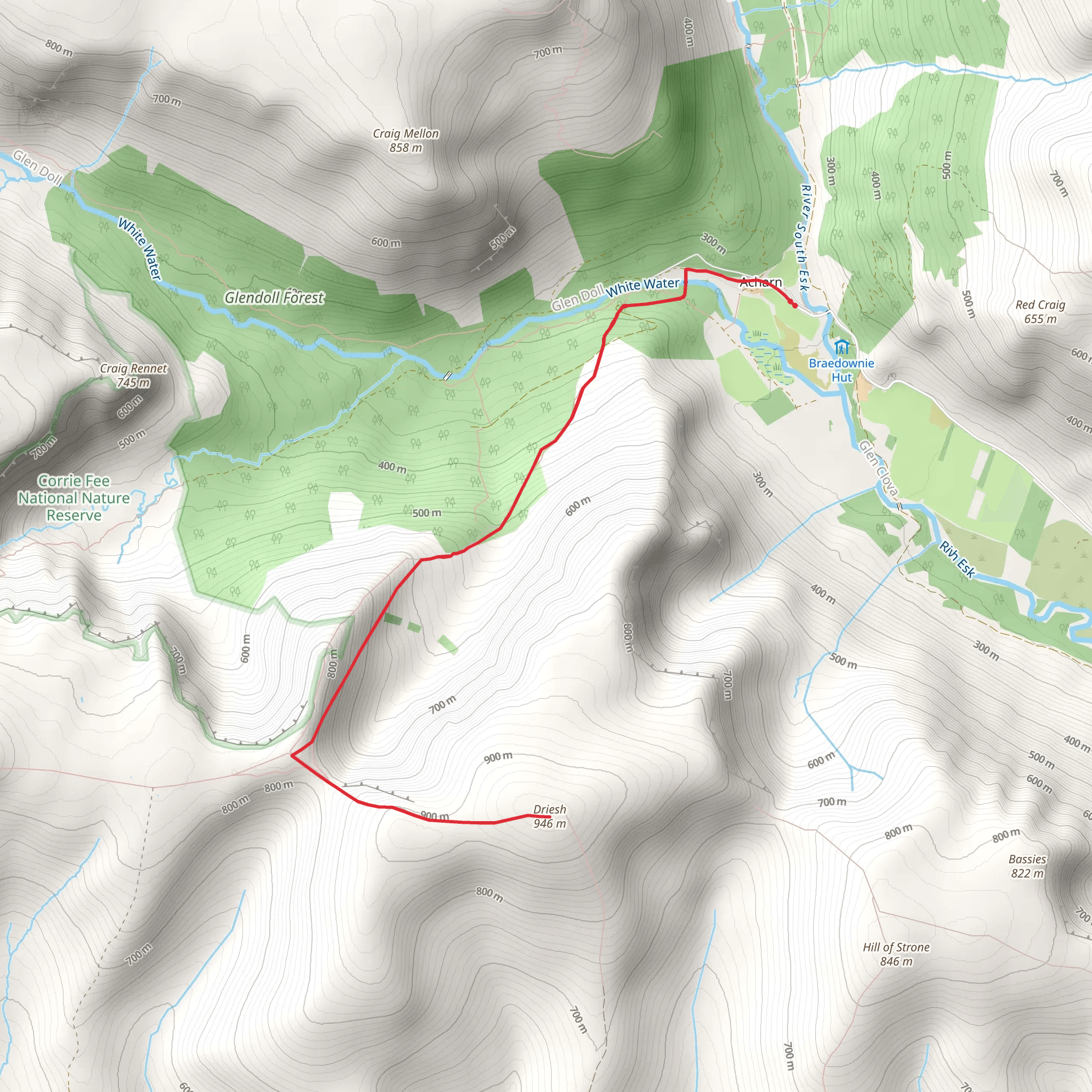 Driesh mobile static map