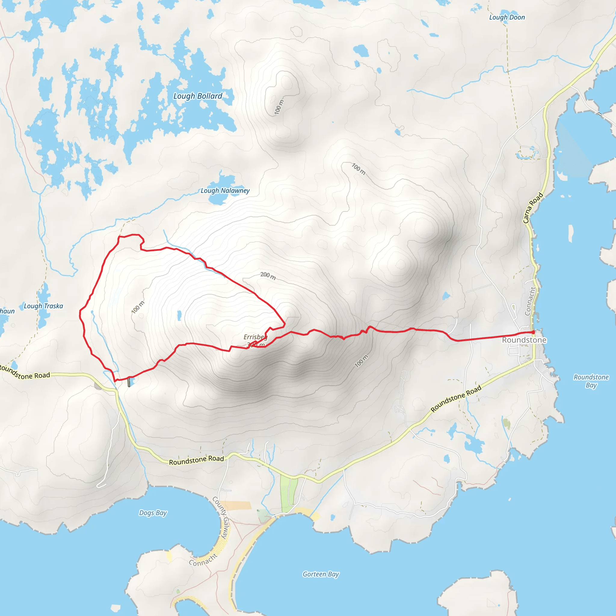 Errisbeg Loop mobile static map