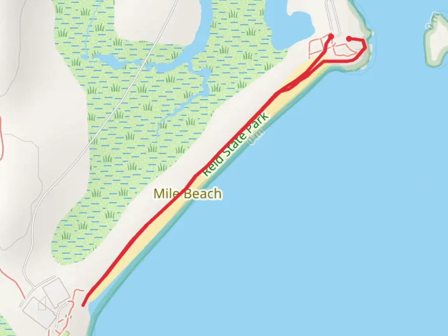 An image depicting the trail Griffith's Head and its surrounding area.