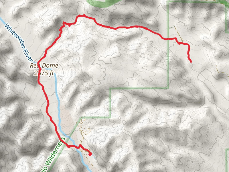 Pacific Crest, Red Dome and West Fork Trail