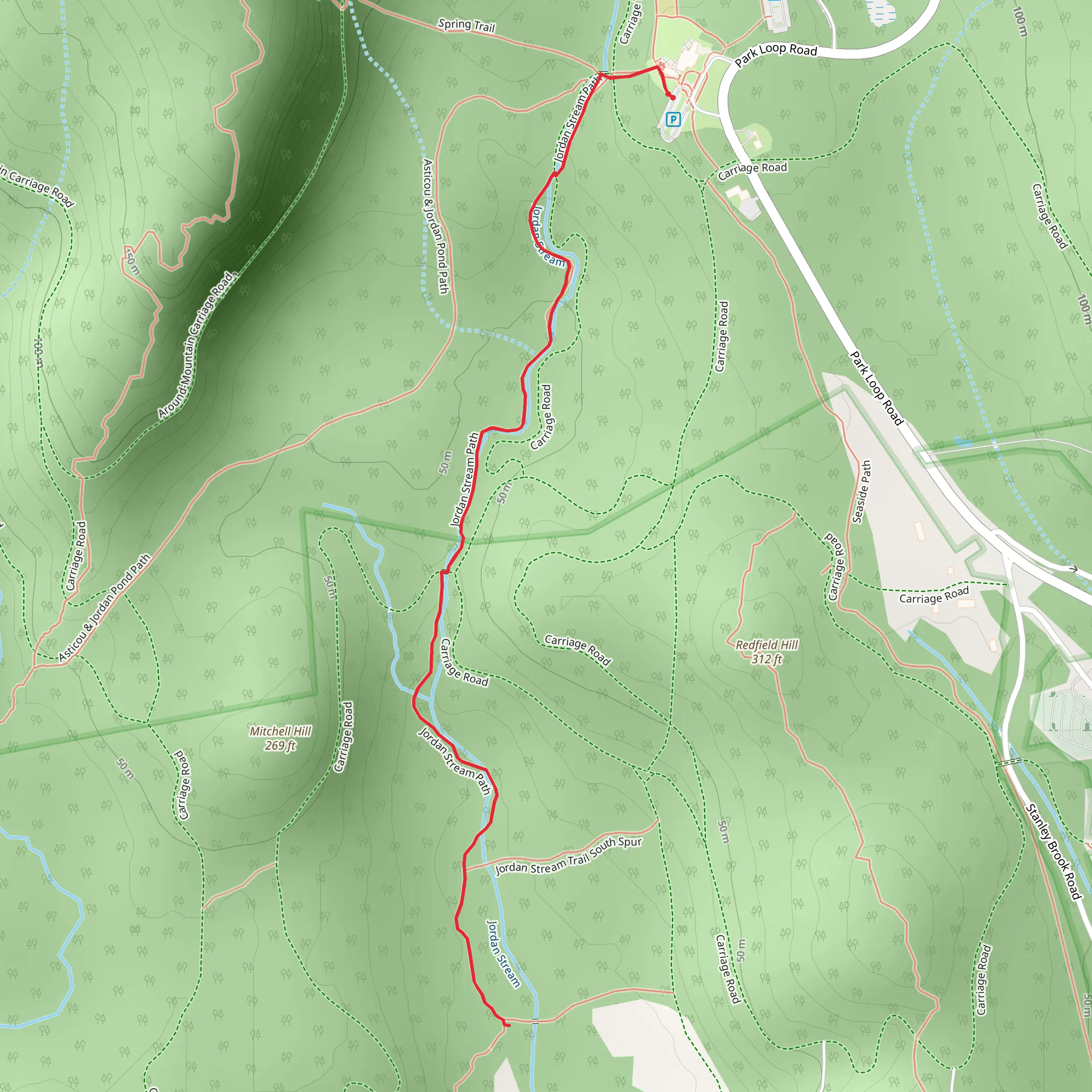 Jordan Stream Path mobile static map