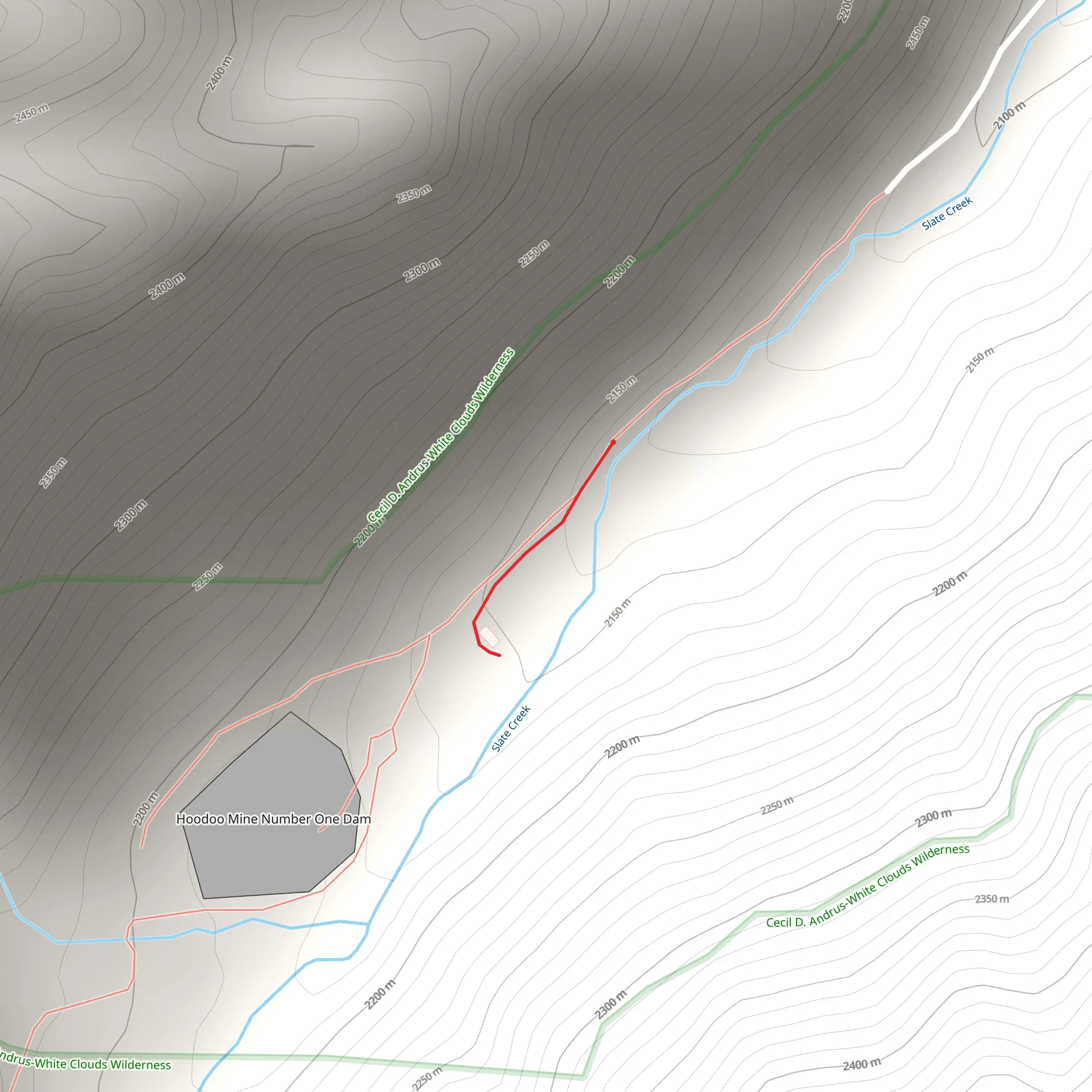 Slate Creek Hot Spring mobile static map