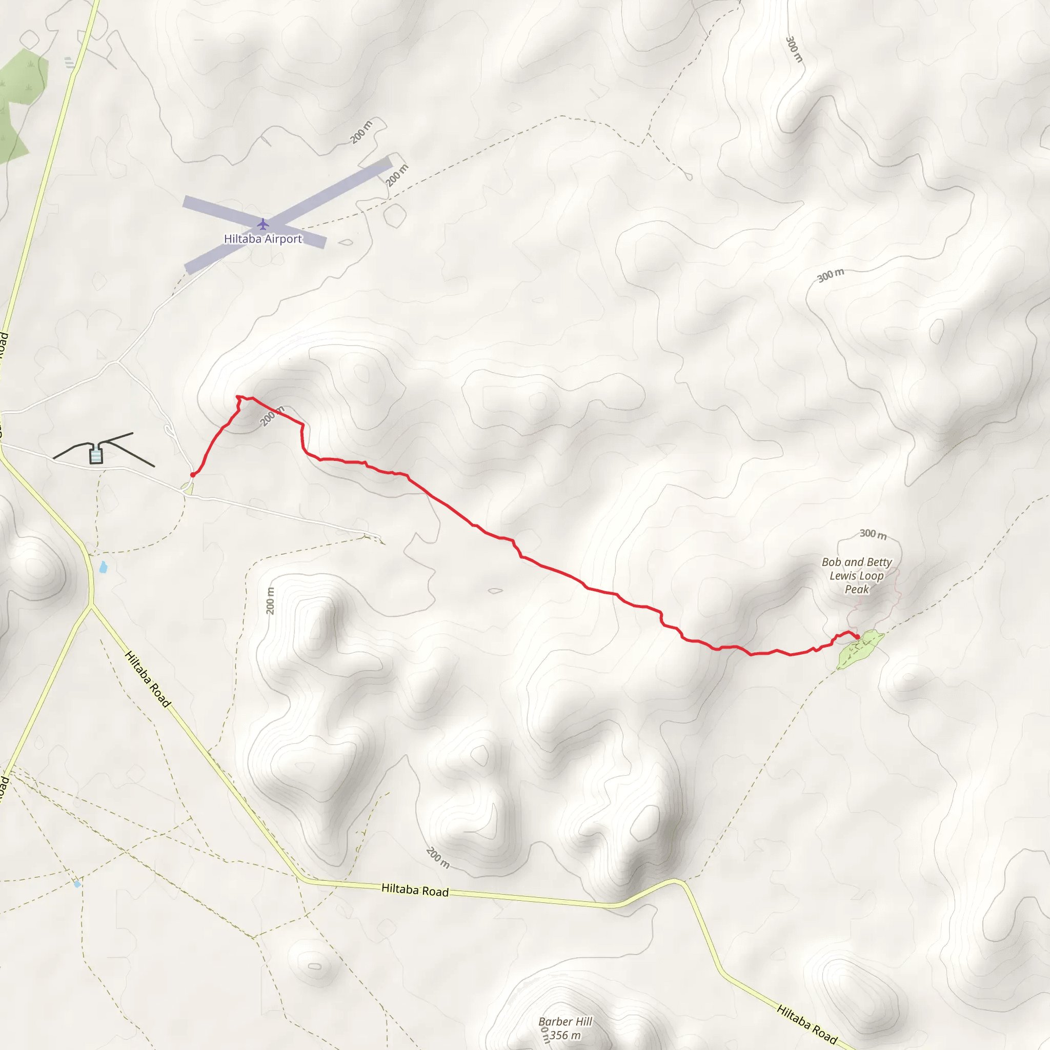 David Cleland Trail mobile static map