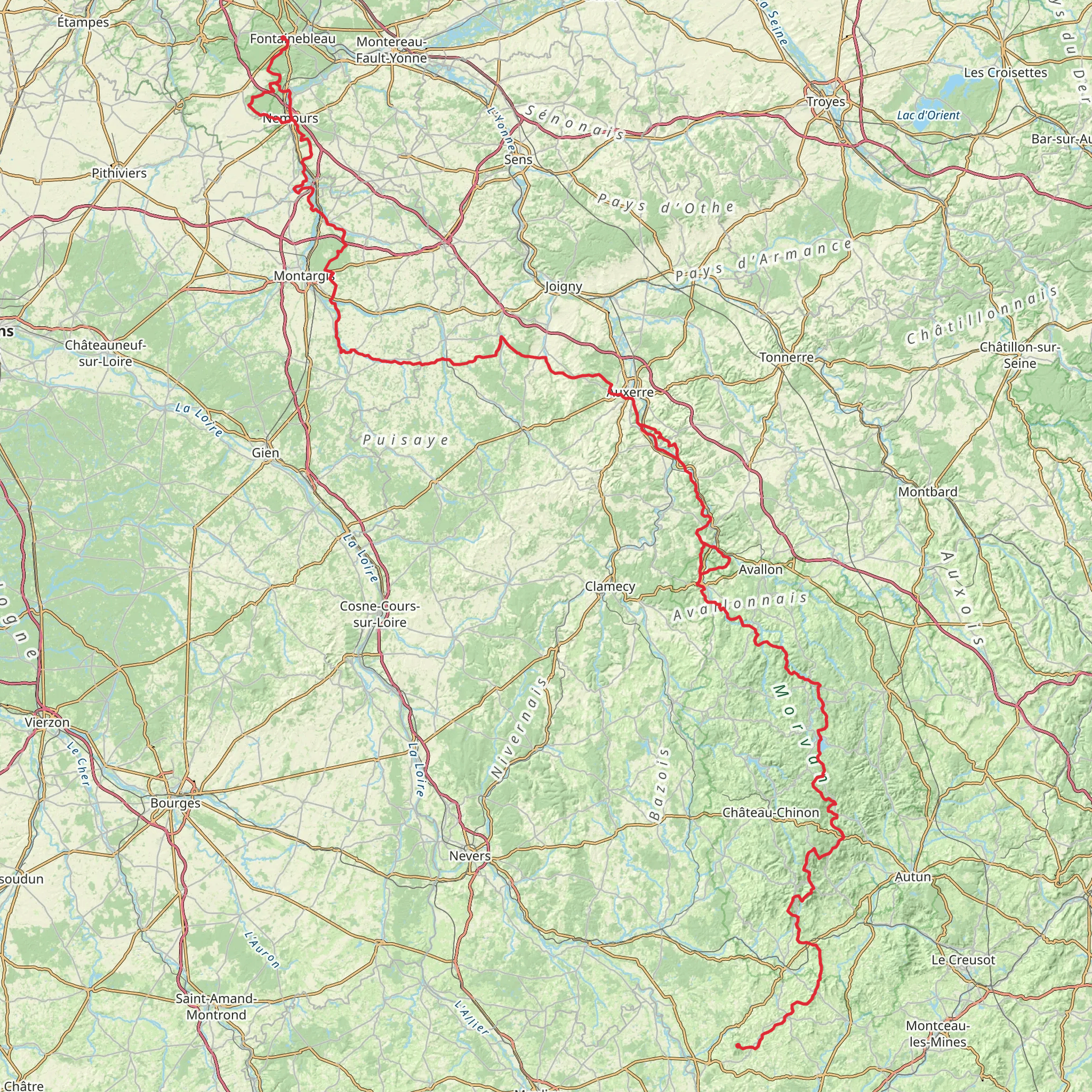 GR 13 mobile static map