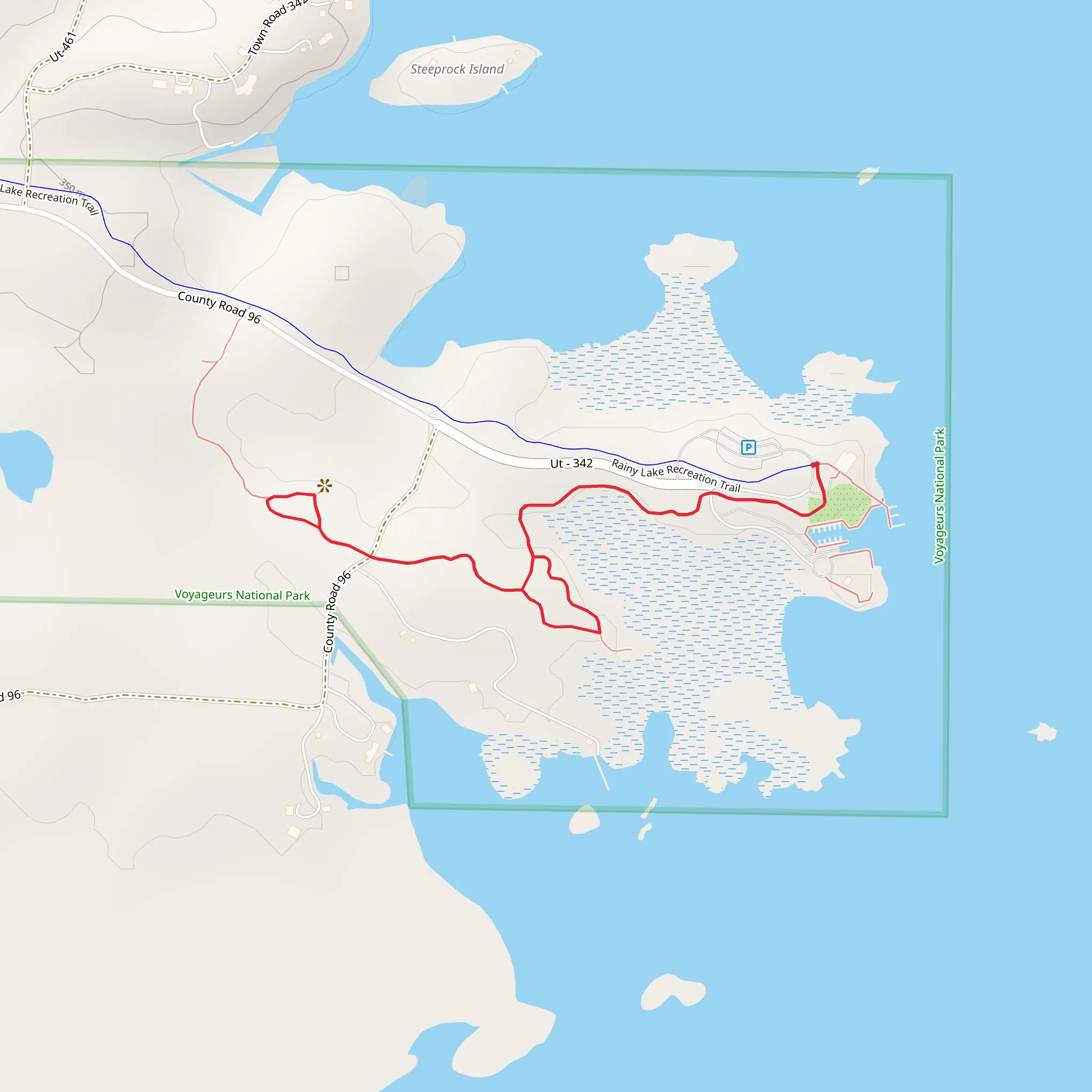 Oberholtzer Trail mobile static map