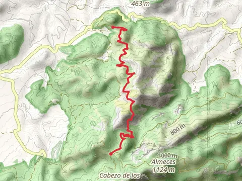 Trail of Collado de la Madera PR MU 47