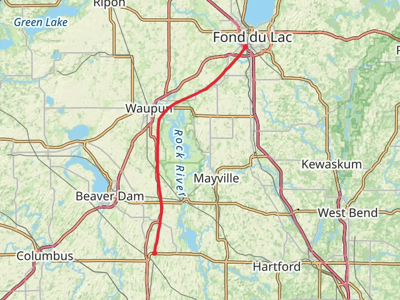 Wild Goose State Trail mobile static map