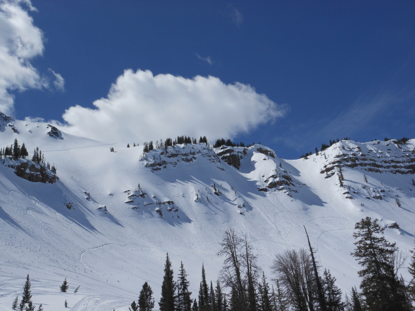 An image depicting the trail Vernon Lake via Clarks Fork Trail and Russel Creek Trail and its surrounding area.