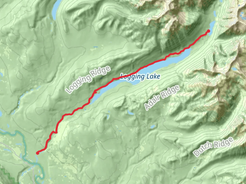 Grace Lake and Logging Lake