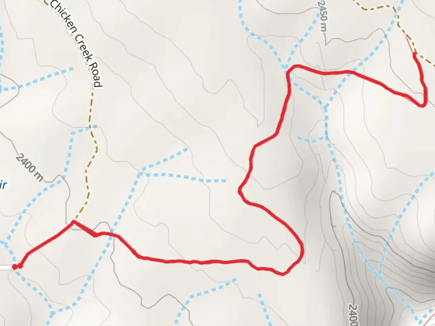 An image depicting the trail Dolph Kuss Trail and its surrounding area.