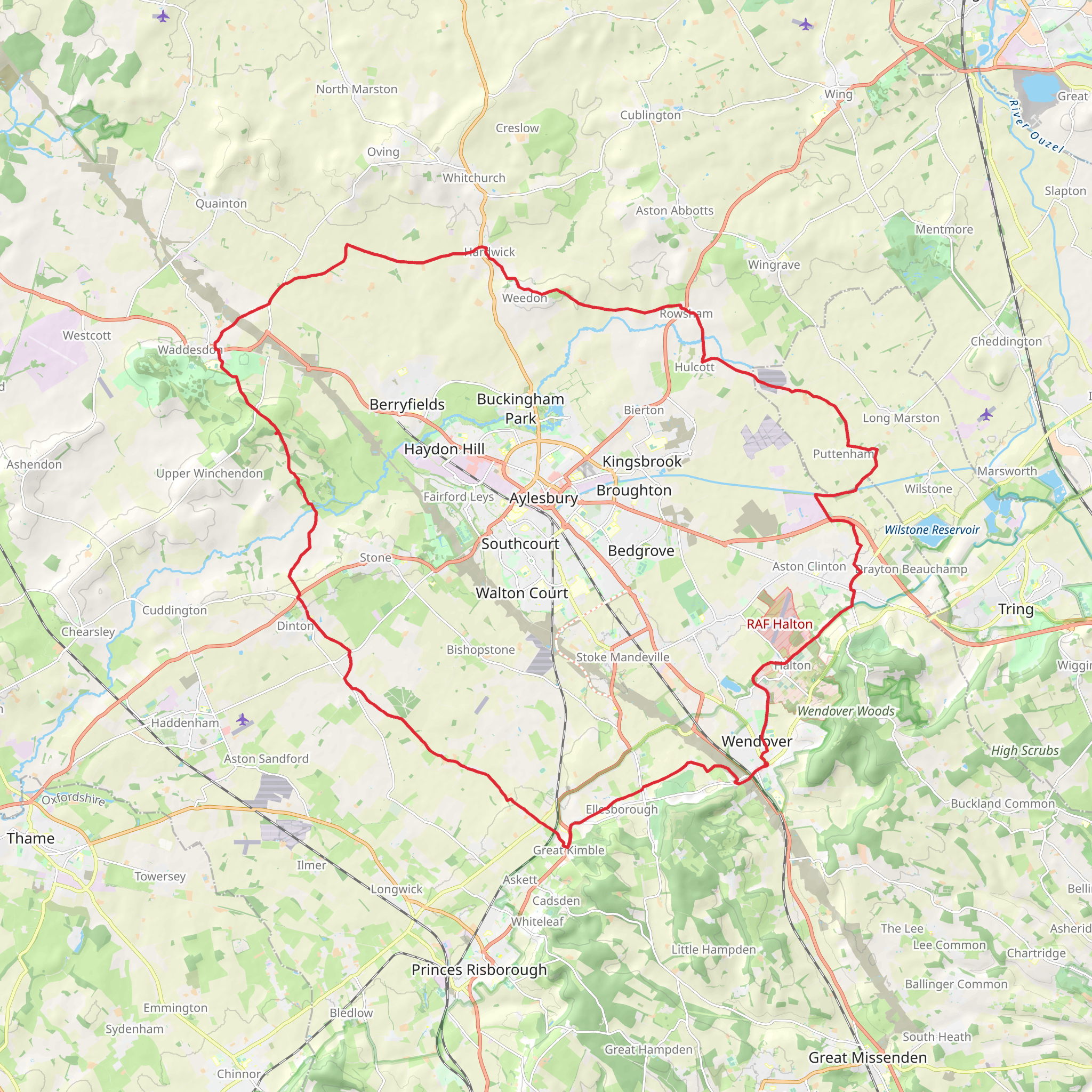 Aylesbury Ring mobile static map