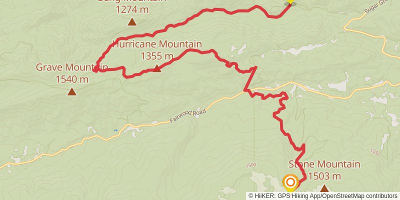 Virginia Highlands Trail stage 2 Map