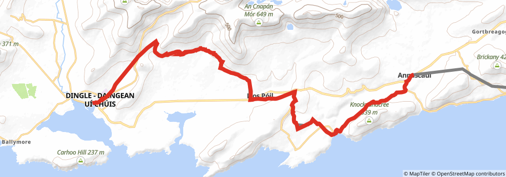 Kerry Camino stage 3 Map