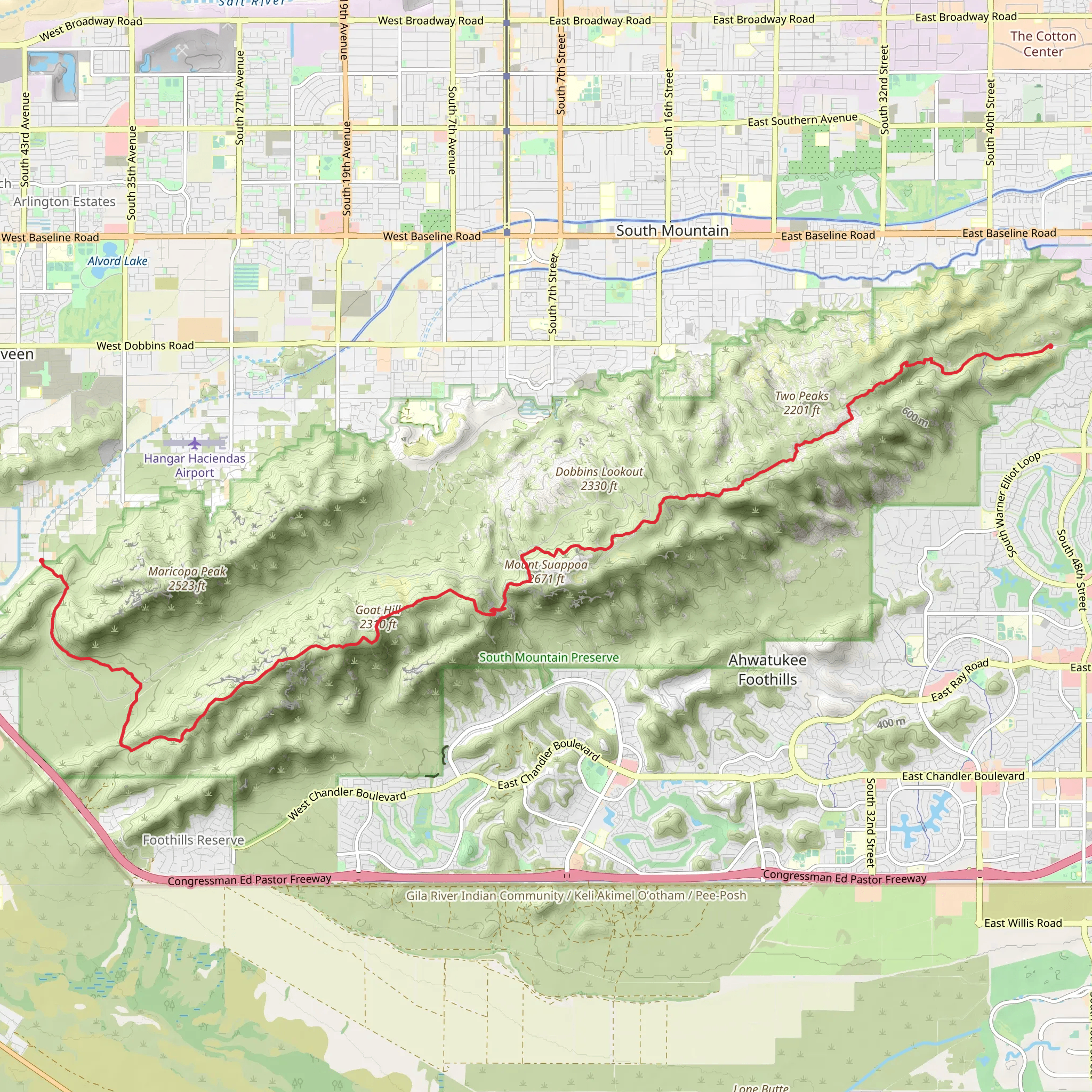National Trail - Guadalupe mobile static map