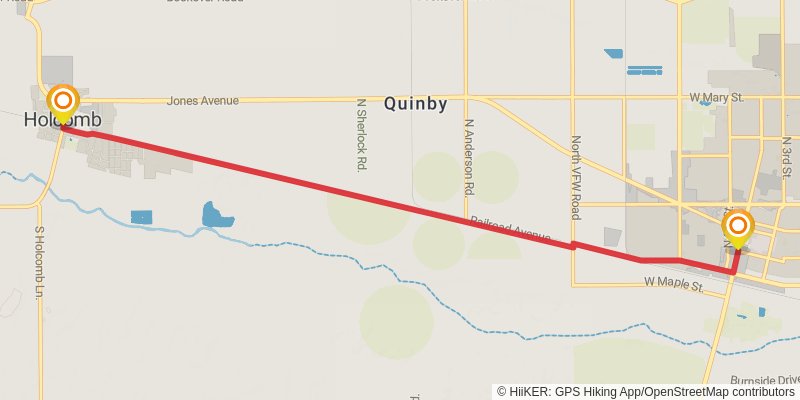 American Discovery Trail - Kansas stage 37 Map