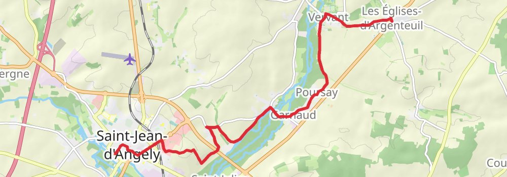 GR 655 Via Turonensis stage 51 Map