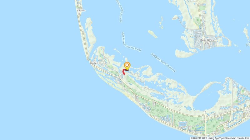 Wulfert Keys and Shell Mound Trail mobile static map