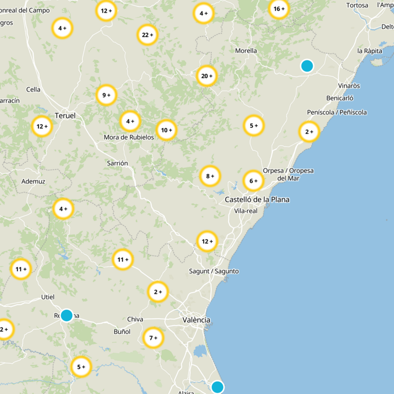 Castelló / Castellón Static Map