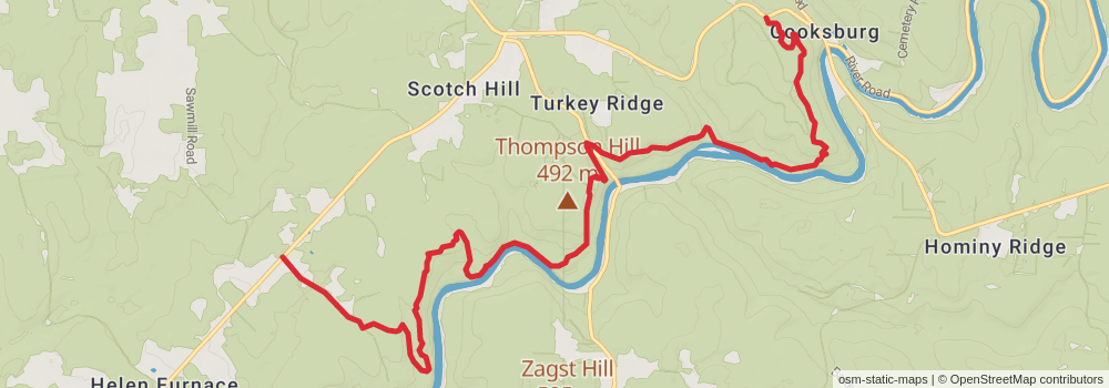 American Perimeter Trail - Northern Appalachian Primary stage 15 Map