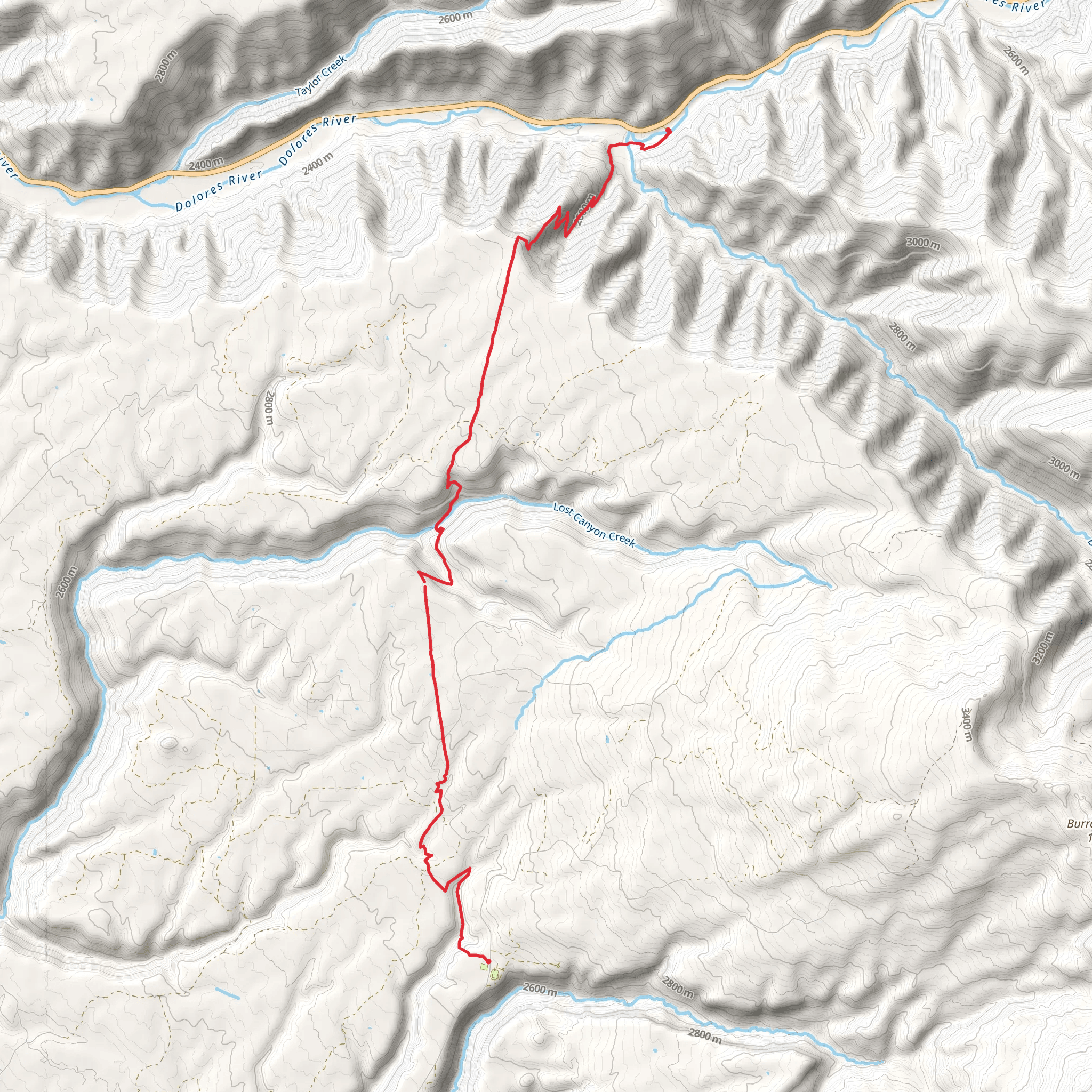 Morrison Trail mobile static map
