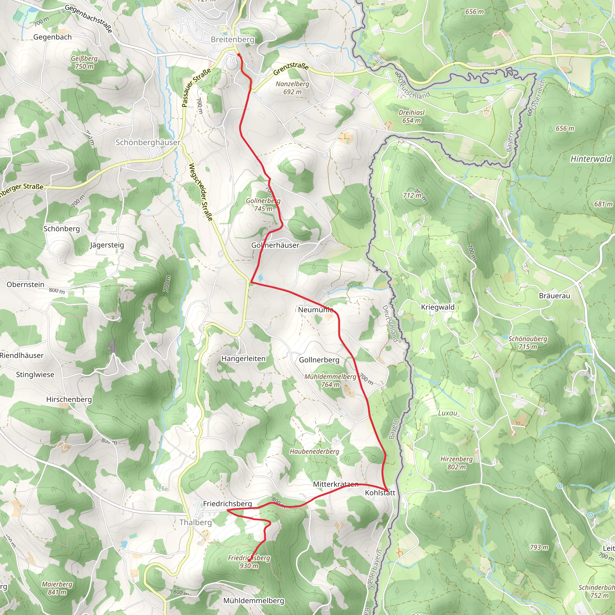 Zum Friedrichsberg mobile static map
