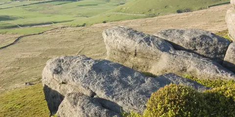 An image depicting the trail Rylstone Edges and Cracoe from Rylstone and its surrounding area.